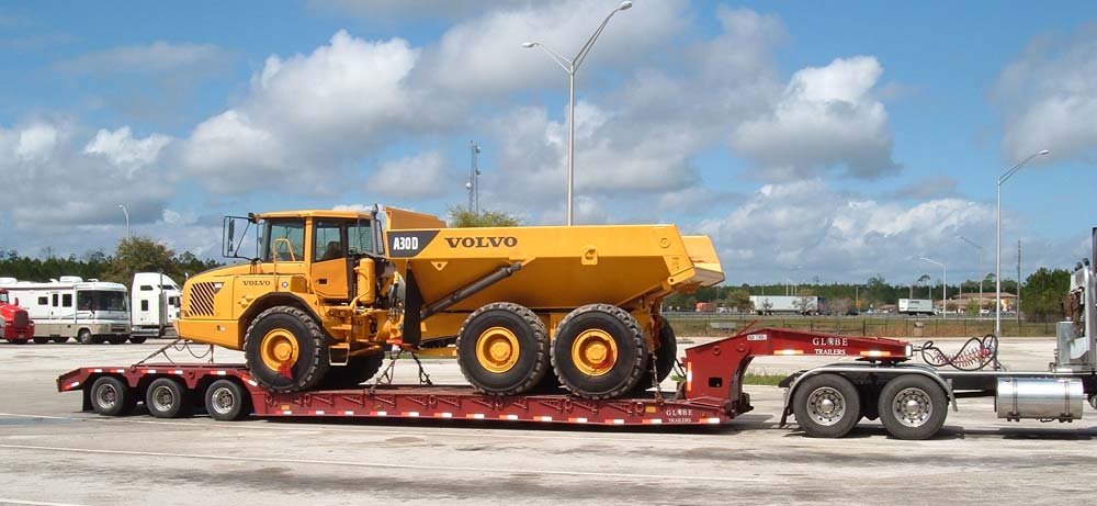 10 Truck Trailer Types Used in North America 8 Lowboy Trailer.