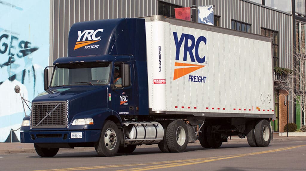YRC worldwide trucking business