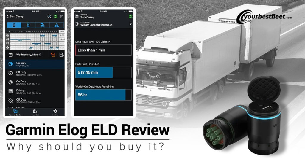 Garmin Elog ELD For Truckers And Owner Operators